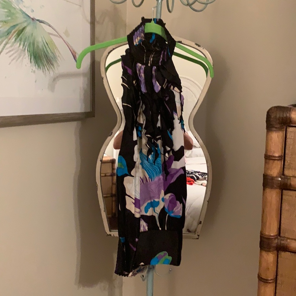 Stunning Bebe Open Back Blouse